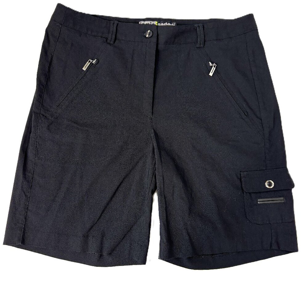 Jamie Sadock Black Casual Cargo Shorts Sz 10